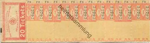 Frankreich - Paris - Regie autonome des Transports Parisiens RR Reseau Routier - ungebraucht