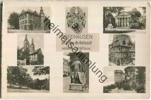 Nordhausen - Primariusgraben - Rosenthal'sches Haus - Verlag Trinks & Co Leipzig