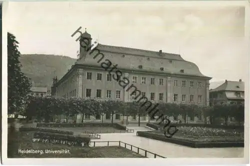 Heidelberg - Universität - Foto-Ansichtskarte ohne Verlagsangaben