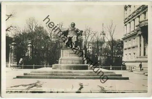 Wien - Goethe-Denkmal - Foto-Ansichtskarte - Verlag P. Ledermann Wien