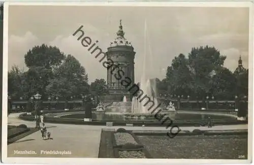 Mannheim - Friedrichsplatz - Foto-Ansichtskarte - Verlag Emil Hartmann Mannheim