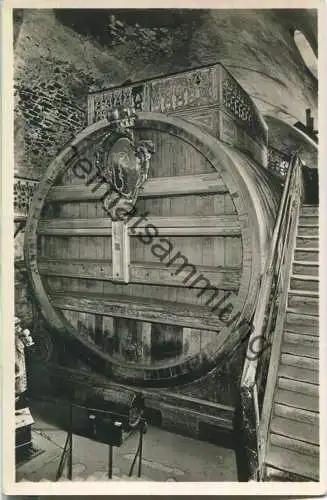 Heidelberg - Das grosse Fass - Foto-Ansichtskarte - Verlag Edm. von König Heidelberg