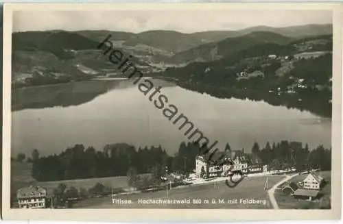 Titisee - Luftaufnahme - Foto-Ansichtskarte - Verlag A. Weber & Co Stuttgart