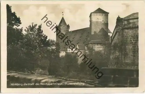 Nürnberg - Kaiserstallung - Foto-AK ohne Verlagsangabe - gelaufen in die USA