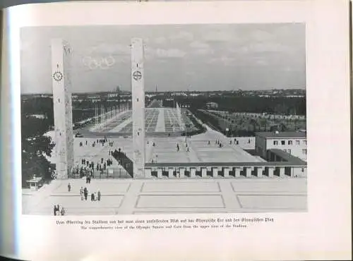 Deutschland - Berlin - Das Reichssportfeld 1936 - von Dr. Gerhard Krause mit Bildern von Dr. Wolf Strache - 50 Seiten mi