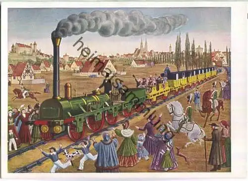 Nürnberg - Ausstellung 100 Jahre Deutsche Eisenbahnen 1935 - Verlag Paul Janke Nürnberg