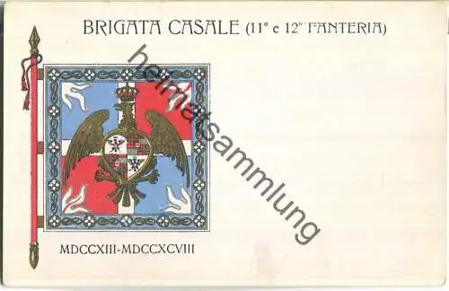 Italien - 11. e 12. Reggimento Fanteria Brigata Casale - ohne Verlagsangaben