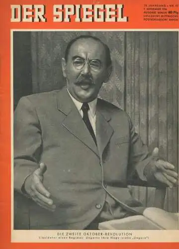 Deutschland - Der Spiegel - 10. Jahrgang 1956 - 76 Seiten mit vielen Abbildungen