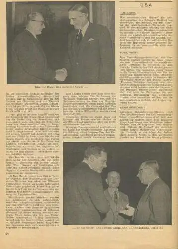 Deutschland - Der Spiegel - 10. Jahrgang 1956 - 76 Seiten mit vielen Abbildungen