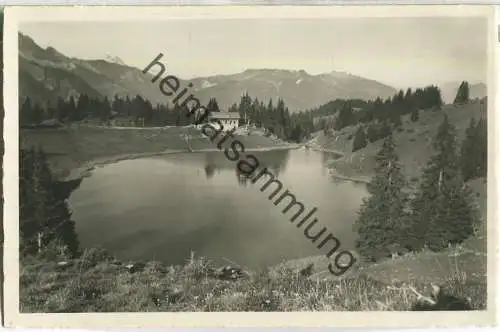 Lac-Retaud - Pension-Restaurant - Foto-Ansichtskarte - Verlag Photo-Hall M. A. Zürcher-Pittier Les Diablerets