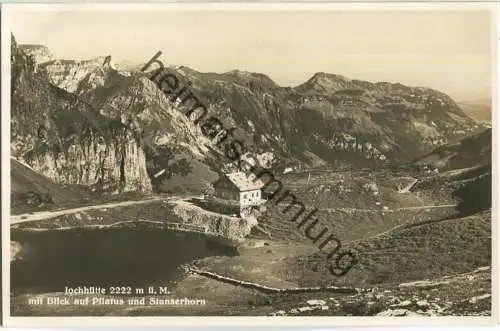 Jochhütte - Pilatus - Stanserhorn - Foto-Ansichtskarte - Verlag Globetrotter AG Luzern (E94219y)*