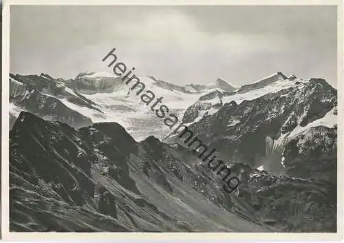 Melchseefrutt - Ausblick vom Hohenstollen auf Triftgletscher - Foto-Ansichtskarte