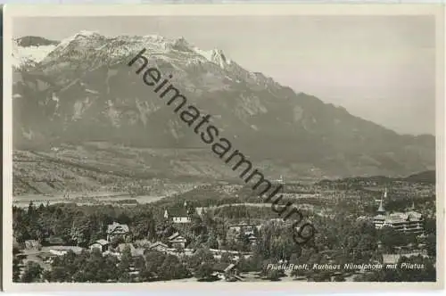 Flüeli-Ranft - Kurhaus Nünalphorn - Foto-Ansichtskarte - Verlag Globetrotter Luzern