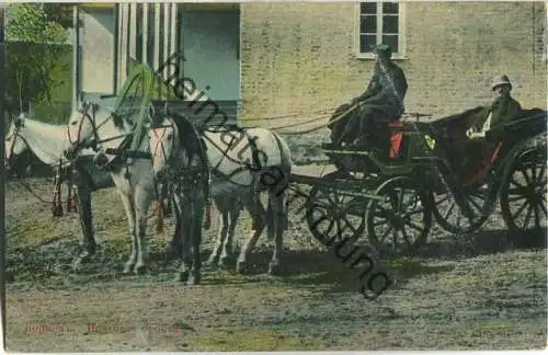 Borschom - Voiture de Poste a 3 chevaux