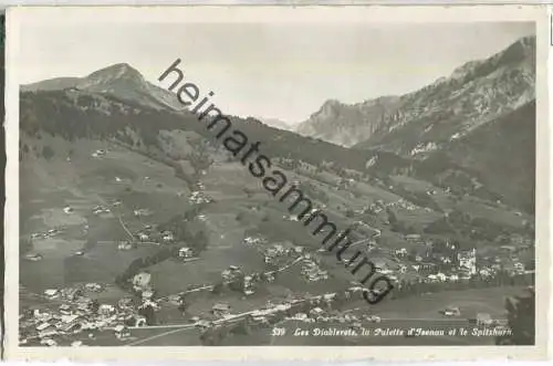 Les Diablerets - Spitzhorn - la Palette d'Isenau - Foto-AK - Verlag M. A. Zürcher-Pittier Les Diablerets