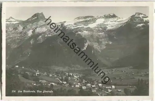 Les Diablerets - Vue Generale - Foto-AK - Verlag M. A. Zürcher-Pittier Les Diablerets