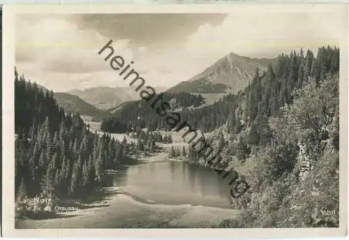 Lac Noir - le Pic de Chaussy - Foto-Ansichtskarte - Verlag Art. Perrochet-Matile SA Lausanne