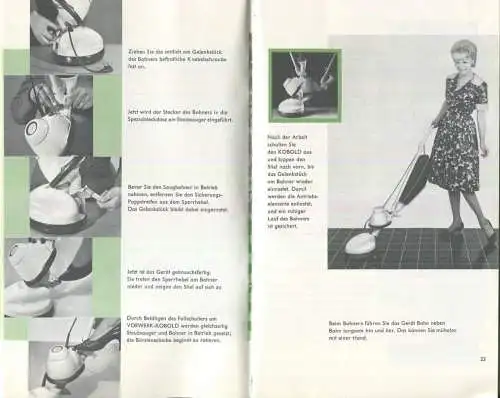 Vorwerk - Kobold - Gebrauchsanleitung - 60 Seiten mit vielen Abbildungen