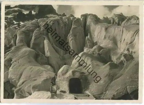 Rhonegletscher - Eisgrotte - Foto-Ansichtskarte - Verlag Alfredo Finzi Lugano