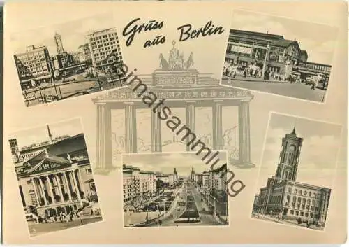 Berlin - Stalinallee - Alexanderplatz - Verlag Felix Setecki Berlin