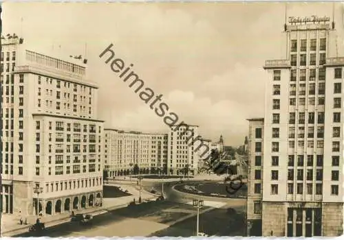 Berlin - Stalinallee - Strausberger Platz - Verlag Felix Setecki Berlin