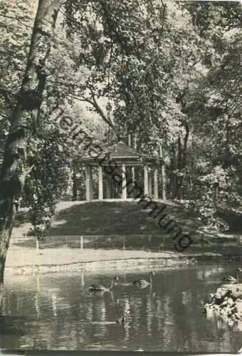 Berlin-Friedrichsfelde - Tierpark - Lenne-Tempel - Foto-Ansichtskarte - Verlag VEB Postkarten-Verlag Berlin