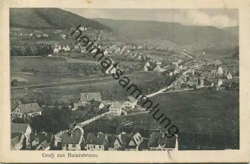 Baiersbronn - Panorama - Verlag Fr. Klumpp Baiersbronn gel. 1917