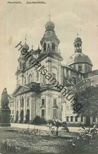 Mannheim - Jesuitenkirche - gel. 1912