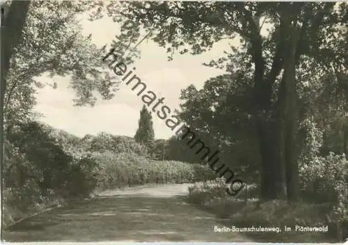 Berlin - Baumschulenweg - Plänterwald - Foto-Ansichtskarte - Verlag Kurt Mader Berlin-Karlshorst