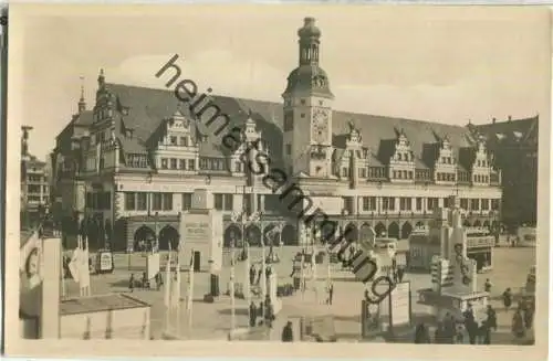 Leipzig - Rathaus - Deutsche Frauen und Mütter - Foto-Ansichtskarte - Verlag Thür. Volksverlag Weimar
