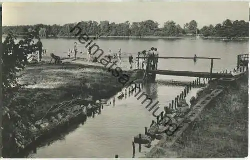 Eggersdorf bei Strausberg - Am Bötzsee - Foto-Ansichtskarte - Verlag H. Sander Berlin