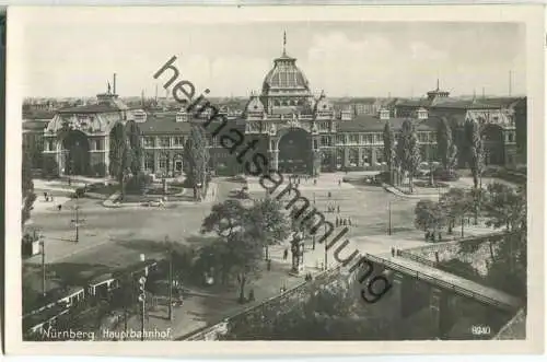 Nürnberg - Hauptbahnhof - Foto-AK