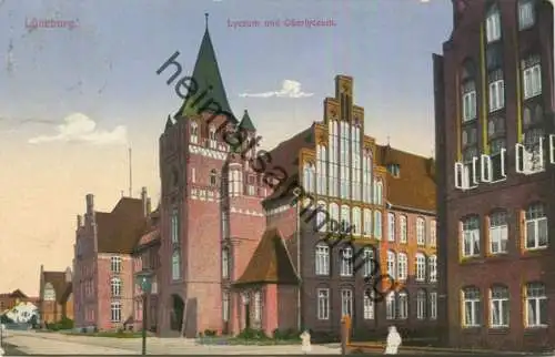 Lüneburg - Lyceum und Oberlyceum - Verlag Heinrich Everding Lüneburg gel. 1919