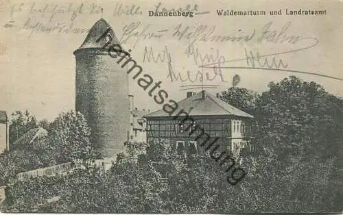 Dannenberg - Waldemarturm - Landratsamt - Verlag Wilh. Fischer Dannenberg gel. 1920