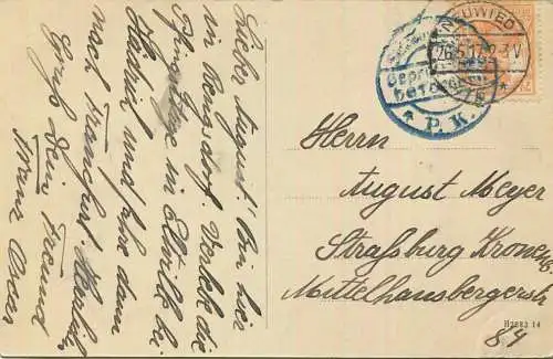 Ehlscheid bei Rengsdorf - Pension Waldheim - gel. 1917