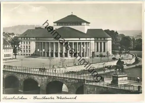 Saarbrücken - Gautheater Westmark - Foto-Ansichtskarte - Verlag Th. Klein Saarbrücken