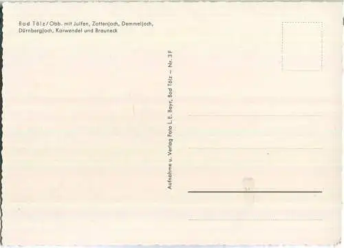 Bad Tölz - Teilansicht - Verlag L. E. Bayr