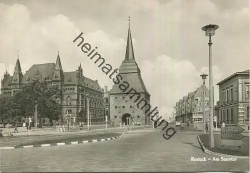 Rostock am Steintor - Foto-AK Grossformat - Heldge Verlag KG Köthen