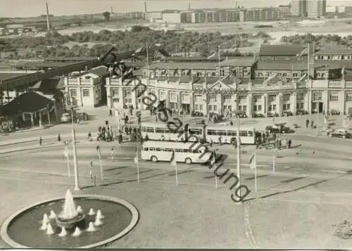 Rostock - Hauptbahnhof - Foto-AK Grossformat - Planet Verlag Berlin