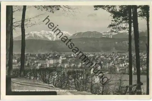 Klagenfurt mit Hochobir - Foto-Ansichtskarte
