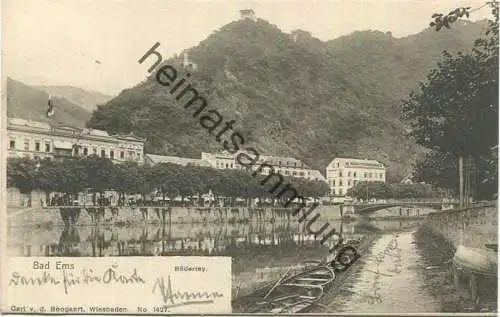 Bad Ems - Bäderley - Verlag Carl v. d. Boogaart Wiesbaden gel. 1903