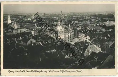 Graz - Blick vom Schlossberg - Foto-Ansichtskarte - Verlag Walter Kramer Graz