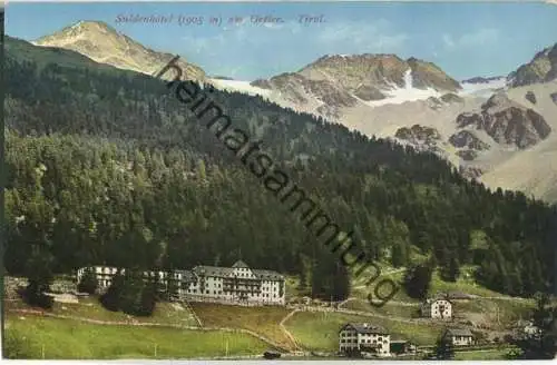 Suldenhotel - Ortler - Verlag Johann F. Amonn Bozen