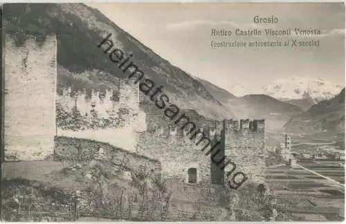 Grosio - Antico Castello Visconti Venosta - Verlag Fiorantini & C Tirano