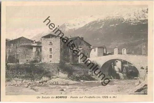 Bormio - Ponte sul Frodolfo - Verlag Fiorantini & C Tirano