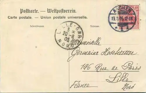 Aachen - Münster gel. 1905