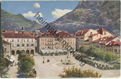 Bozen - Waltherplatz - Wiro - Verlag C. F. Wiedemann Roda