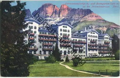 Karerseehotel - Rosengarten - Verlag Johann F. Amonn Bozen