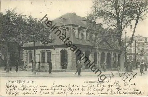 Frankfurt - Hauptwache gel. 1903