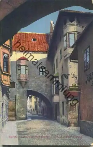 Bozen - Dr. Streiter Gasse - Verlag Lorenz Fränzl München